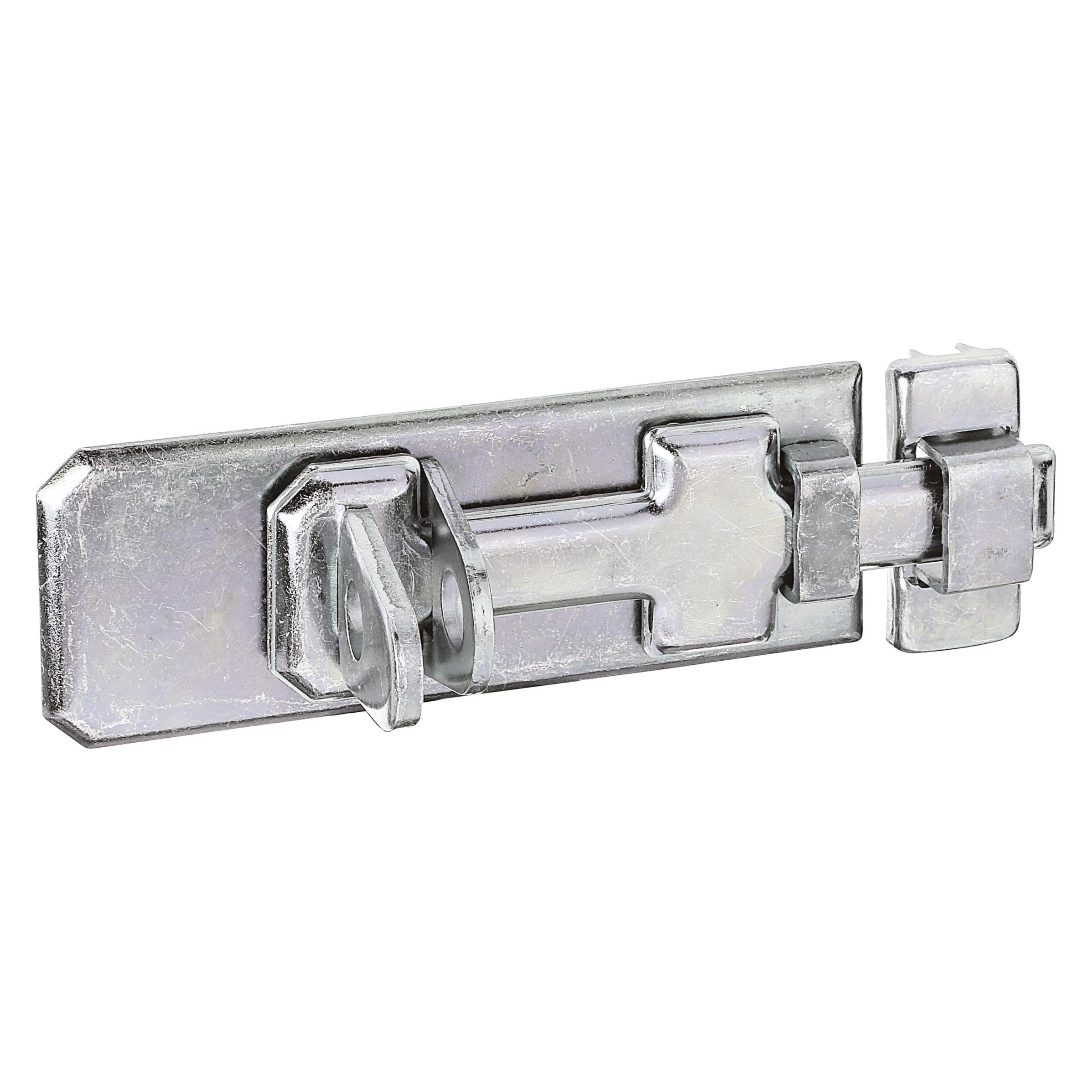 GAH Sicherheits-Schlossriegel Länge 80 mm Breite 35 mm Stahl galvanisch gelb verzinkt (Sicherheitsriegel, 1 Stk.) (123055)