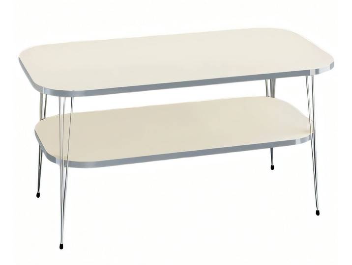 JVmoebel Couchtisch Beigefarbener Holztisch mit elegantem Design und robuster Oberfläche (Packung), Made in Europe