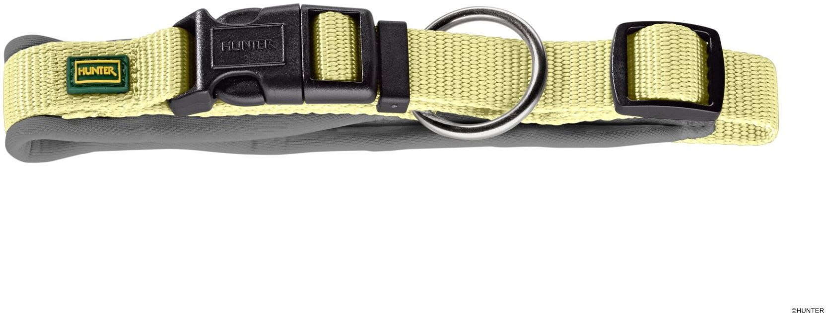 DOG SPORT HUNTER Halsung Neopren Vario Plus S (1,5), matcha/grau
