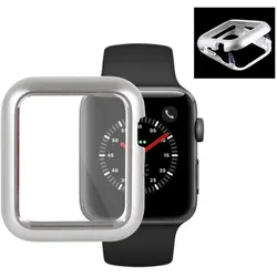 Metallhülle für Apple Watch 1/ 2/ 3 38 mm Case Cover Magnetisch Bumper Tasche Silber