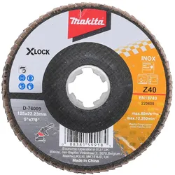 Makita Fächerscheibe X-LOCK 125mm - D-76009