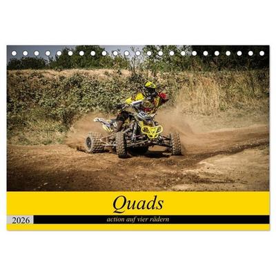 Quad`s action auf vier rädern (Tischkalender 2026 DIN A5 quer), CALVENDO Monatskalender