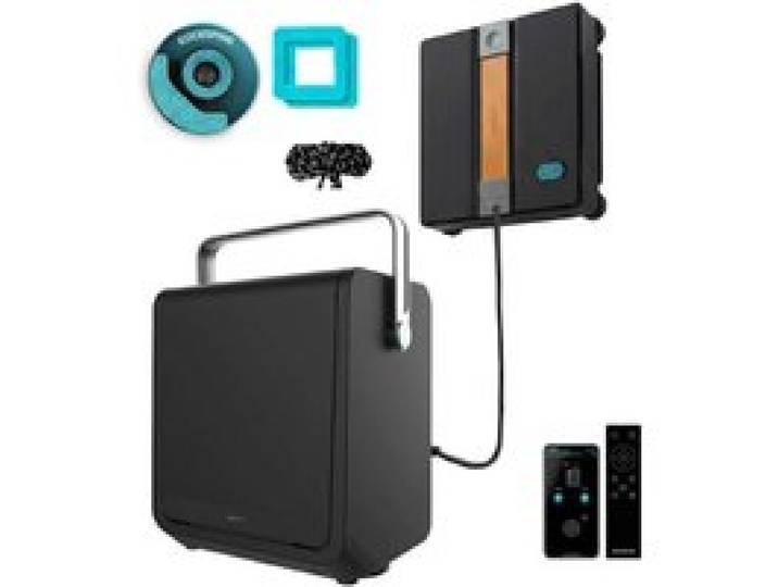 Cecotec Robot Lave-vitres avec Station de Charge App et Télécommande Conga Windroid W100 Station. Nettoie et Sèche 6300Pa