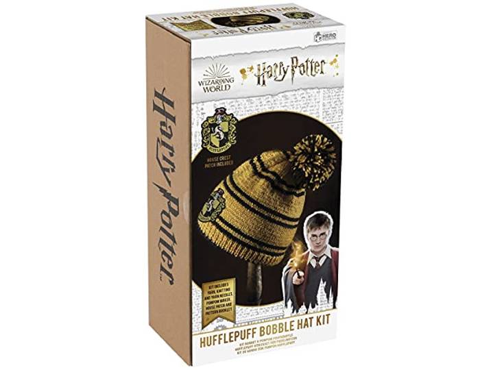Eaglemoss Hero Collector Hufflepuff Hogwarts House Beanie Hat Kit Harry Potter Wizarding World Knitting Kits Model Replica