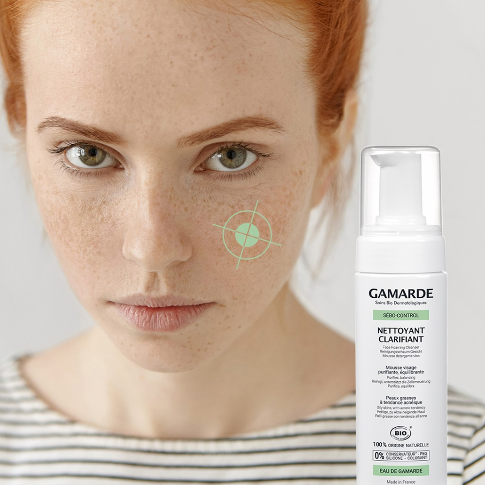 Gamarde Clarifying Cleanser Gentle Face Cleansing Foam 160mL