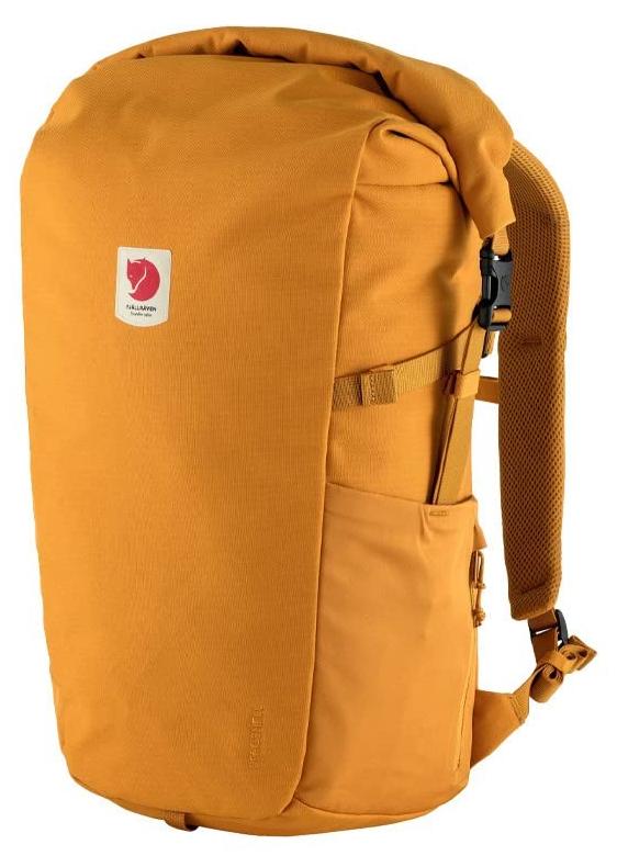 Ultraleichte Rolltop Rucksack 30 Liter in Rot-Gold