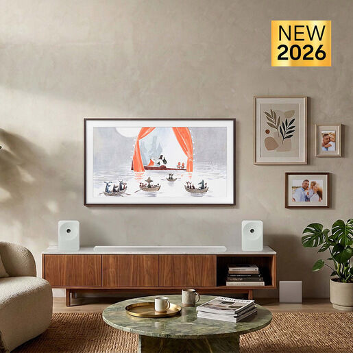 Samsung The Frame Pro AI TV 65'' QE65LS03HWUXZT 4K, Processore NQ4 AI Gen3, 4K AI Upscaling, Art Mode, Glare Free, Neo Quantum HDR, Dolby Atmos & OTS, Mo