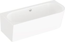 VITRA 65451008000 Badewanne Geo back to wall Ecke links