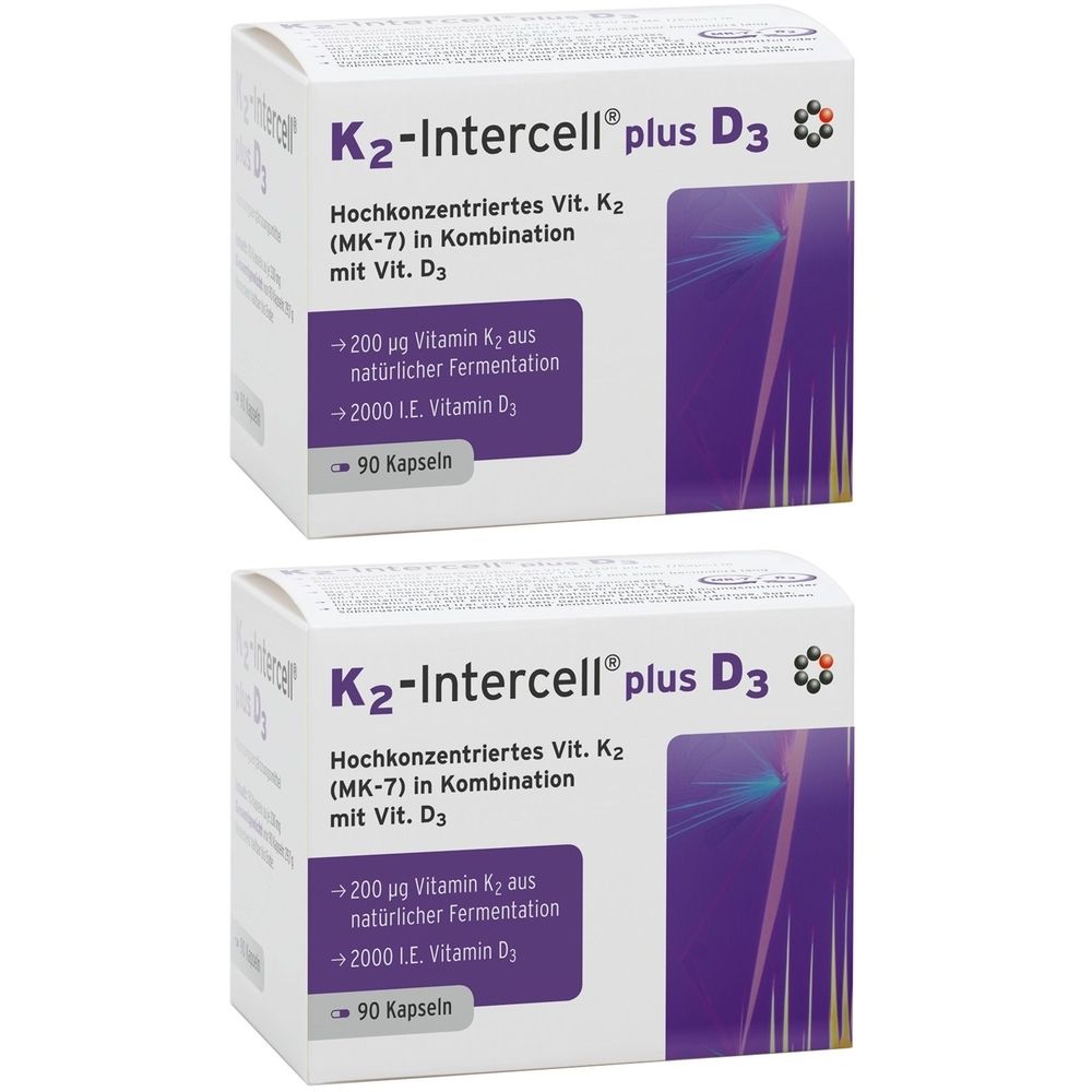 K2-Intercell plus D3 Kapseln 2x 2x90 St
