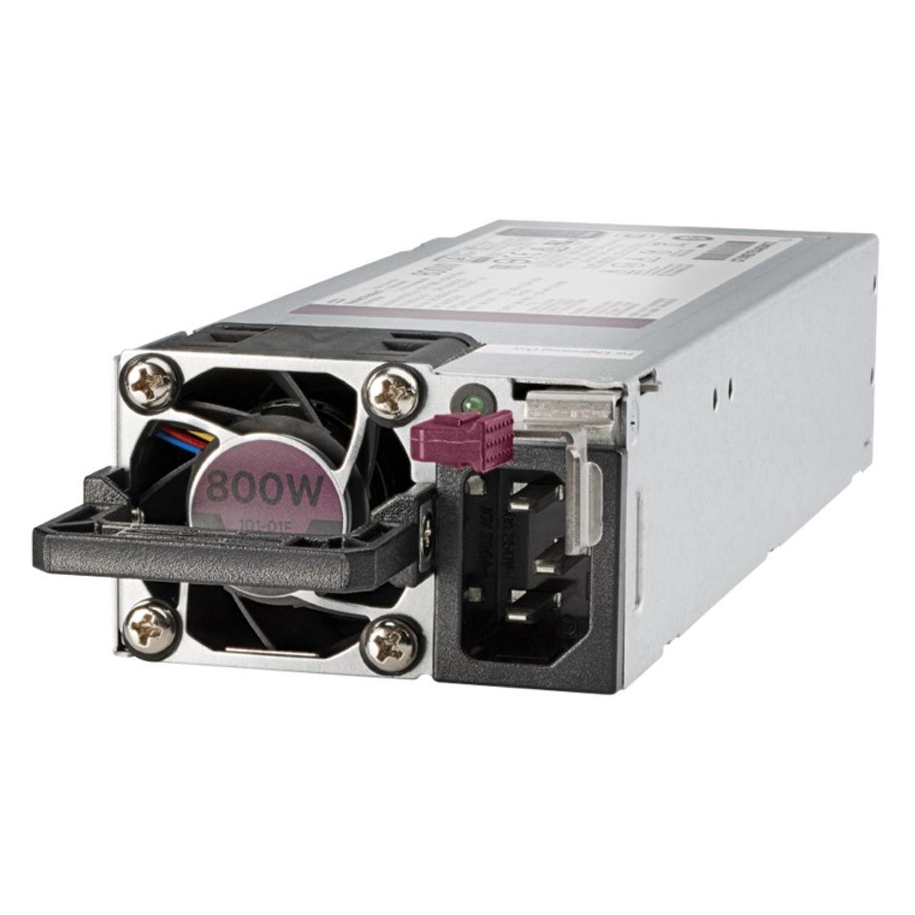 HPE E Redundant Power Supply Kit Flex Slot, Titanium, Hot Plug, Low Halogen, for ProLiant Serve (800 W) (865438-B21)