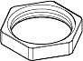 Dornbracht Befestigung Mutter 09231012790 092310127 D.32,5 x 4 mm