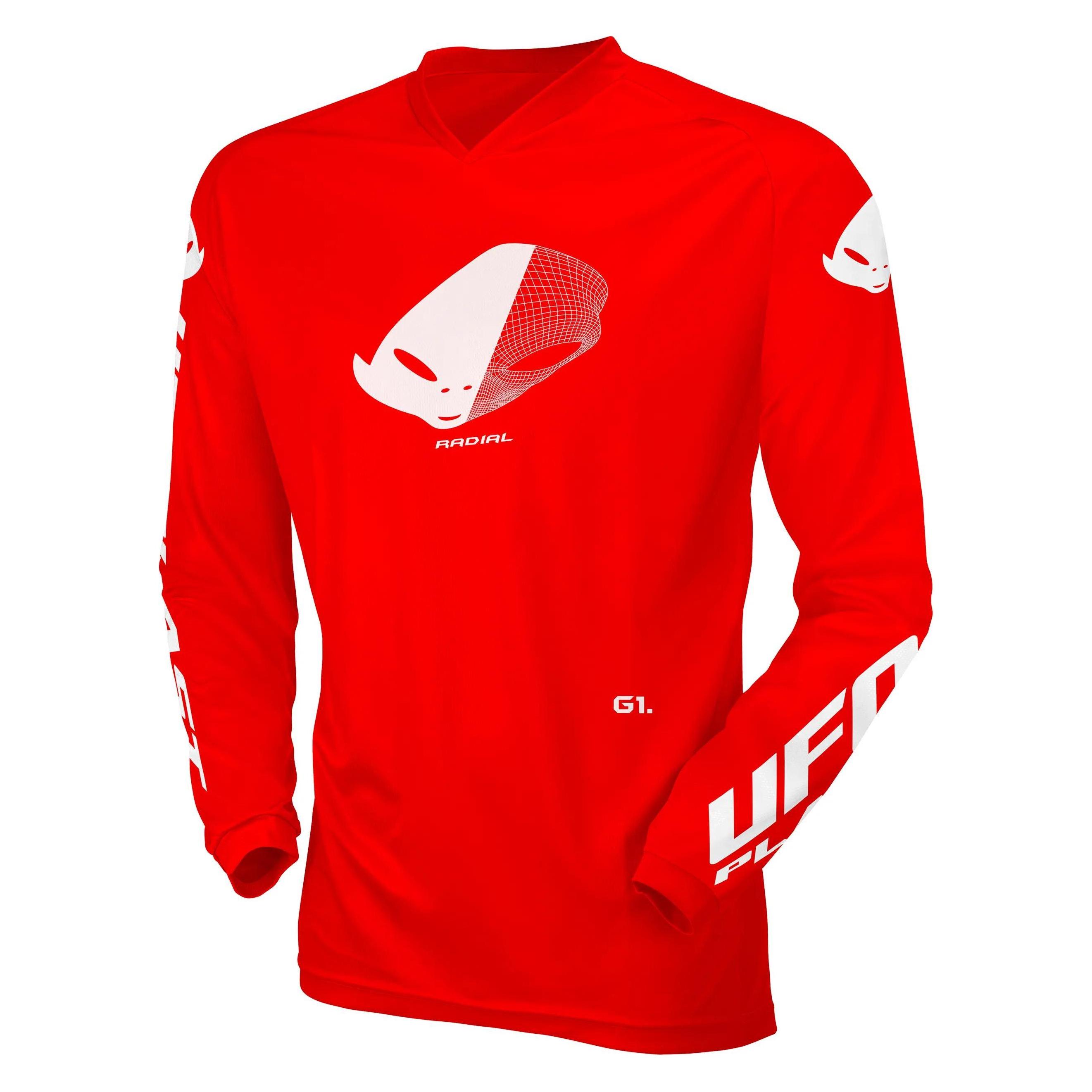 Ufo Plast Ufo Radial T-Shirt Kinder / Junior / Kid Cross Farbe Rot Grösse Xxxs (XXS) (MG04531BXXXS)