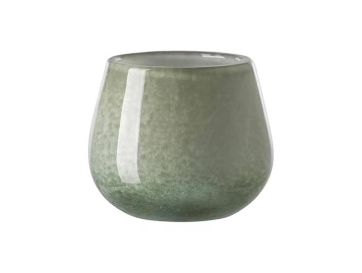 Fink Marly/Vase,Windlicht,Salbei/H.9,5cm,D.11cm