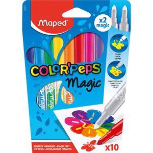 Maped Filzstifte Color Peps Magic, 844612, Strichbreite 3,6mm, 10 Stück