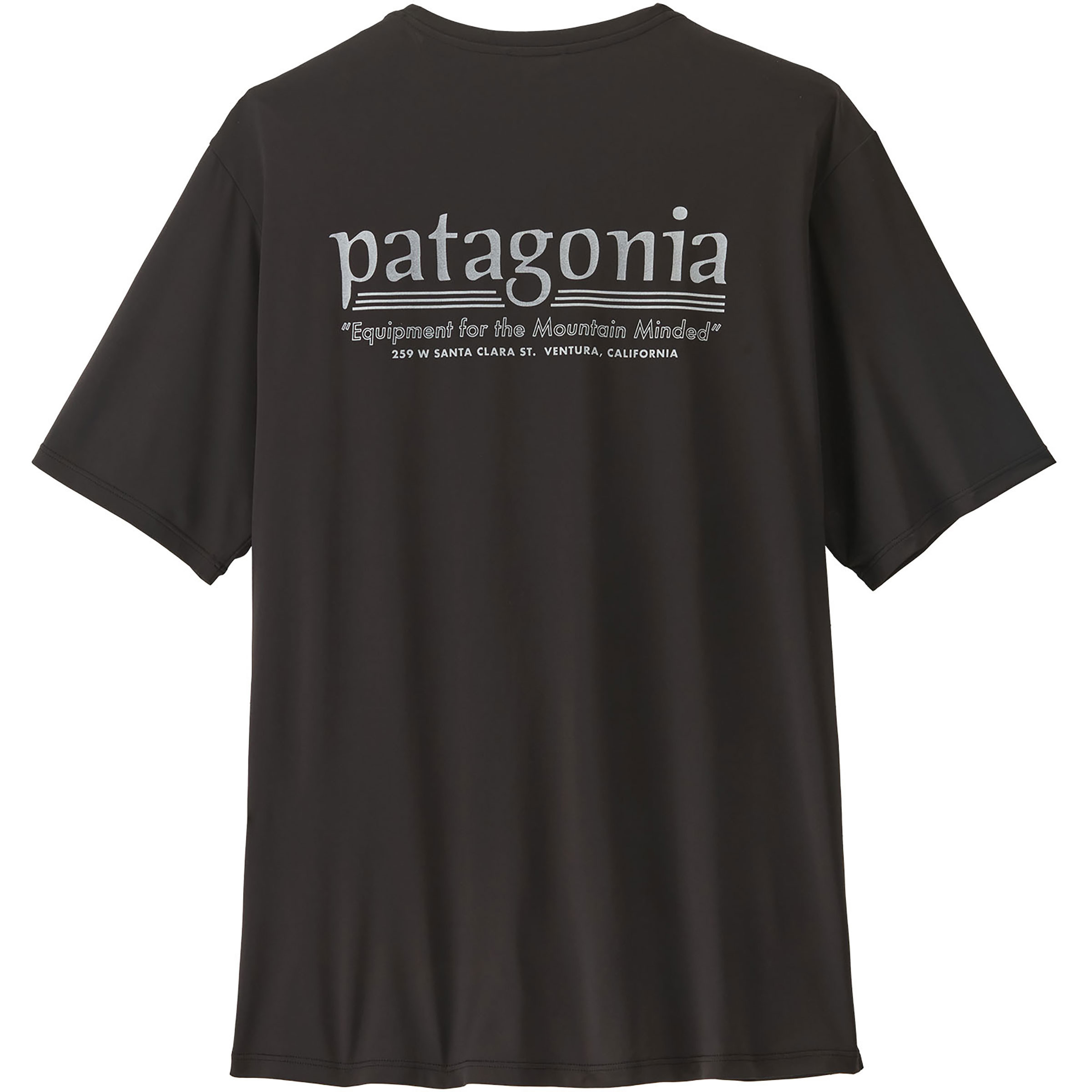 Patagonia Cap Cool Daily Hut Tripper Herren T-Shirts schwarz Größe L Trekking Geruchsneutralisierend