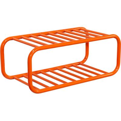 Schuhregal SPINDER DESIGN "RETRO Schuhregal", orange (pure orange), B:72cm H:28cm T:35,2cm, Stahl, Regale, Schuhregal