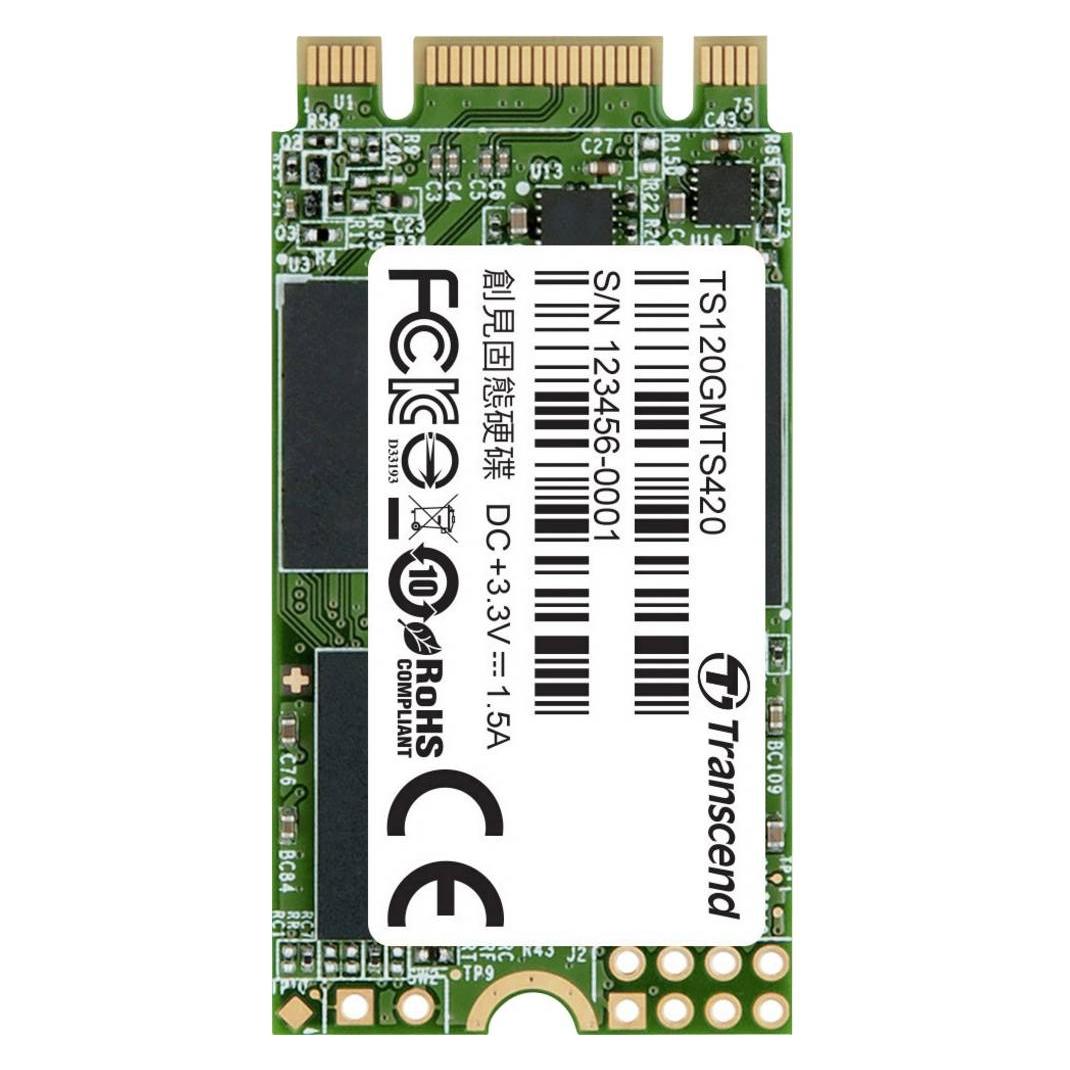 Transcend 120GB/ M.2 2242 SSD SATA3 (120 GB, M.2 2242) (TS120GMTS420)