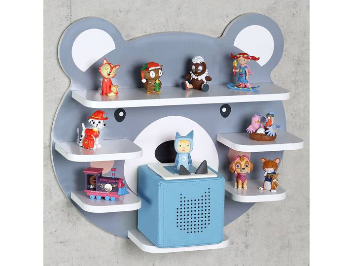 Étagère murale Ours 45 x 42 x 12cm Gris