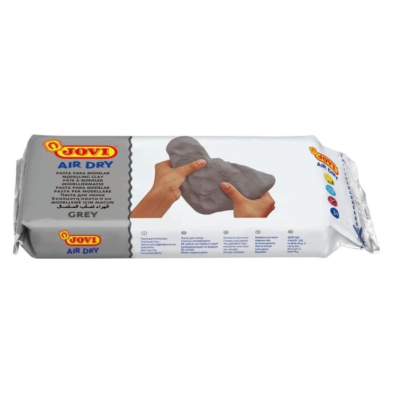 Jovi Modelliermasse Air Dry Clay grau (39291352)