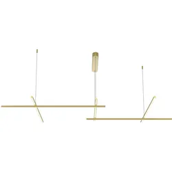 Maytoni Pendelleuchte Radiance Aluminium Gold MOD278PL-L86G3K1 mit IP 20