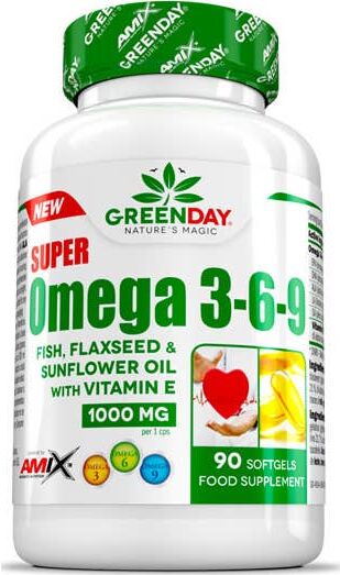 Amix greenday Super Omega 3-6-9 90 Perlas