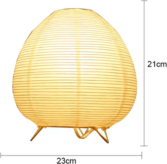Inspire Curations Nordic Wabi Sabi LED Table Lamp For Bedroom, Living Room & Study Desk Decor us Plug