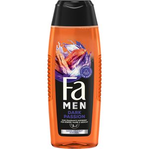 Fa Duschgel Men Dark Passion 3in1, für Männer, Flasche, 250 ml