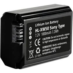 Hähnel Ersatzakku HL-XW50, für So NP-FW50 (Kamera Akku), Kamera Stromversorgung, Schwarz