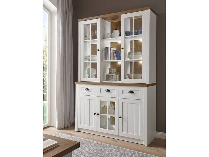 Buffet I 130 x 198 x 43cm Weiß