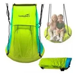 Lean Toys LEAN Sport Storchennest-Schaukel-Zelt Grün 110-120Cm