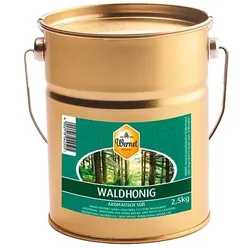 Wernet HONIG Waldhonig 2,5 kg gelb
