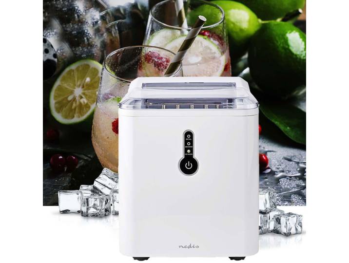 Eiswürfelmaschine, Eiswürfelbereiter mit 1,5 L Wassertank, Eismaschine, 120 W