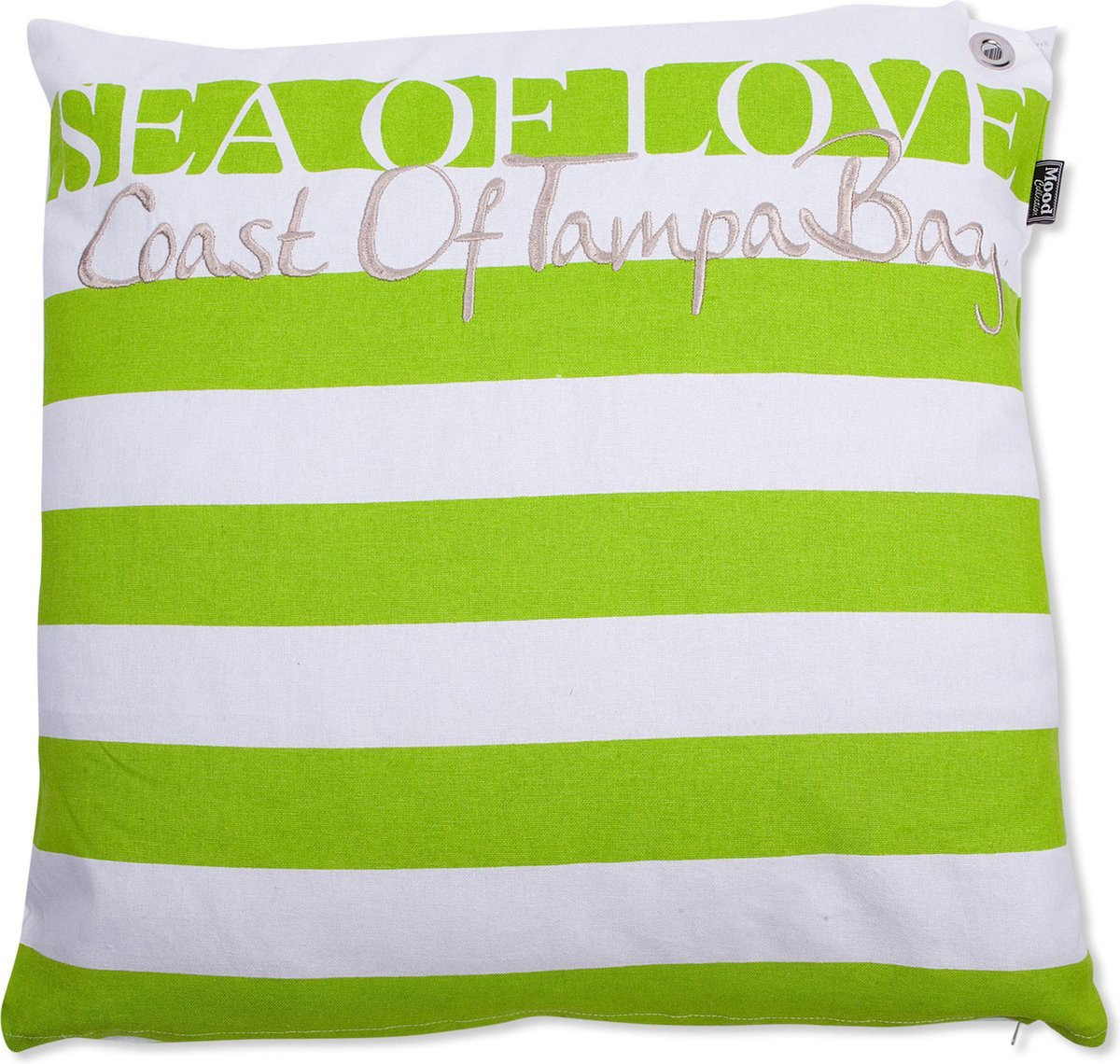 In The Mood Sea Of Love Sierkussen - Lime - 50 x 50 cm