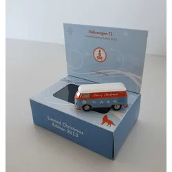 Volkswagen Modellauto T1 Limited Edition 2013 - Blue Christmas Kollektion