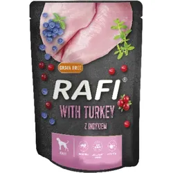 Rafi mit Truthahn für Hunde - Beutel 300g (schwarze Verpackung)