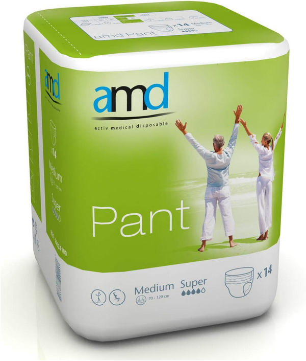 AMD Pant Super Medium - 6 paquets de 14 protections