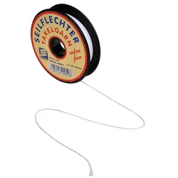 ProPlus SF_110301 Takelgarn extra fein geflochten gewachst 20m weiß Garn