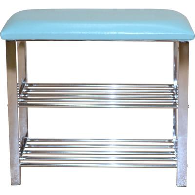 Schuhbank INOSIGN, grau (chromfarben), B:57cm H:50cm T:30cm, Sitzbänke, Schuhbank