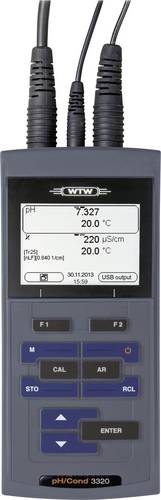 WTW pH/Cond 3320 Multiparameter-Handmessgerät Temperatur, TDS, Widerstand, Leitfähigkeit, pH-Wert, mV