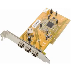Dawicontrol DC-1394 PCI Schnittstellenkarte/Adapter IEEE 1394/Firewire