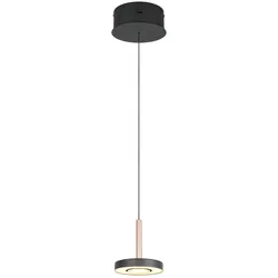 Trio Select LED-Pendelleuchte Guano Metall Coffee