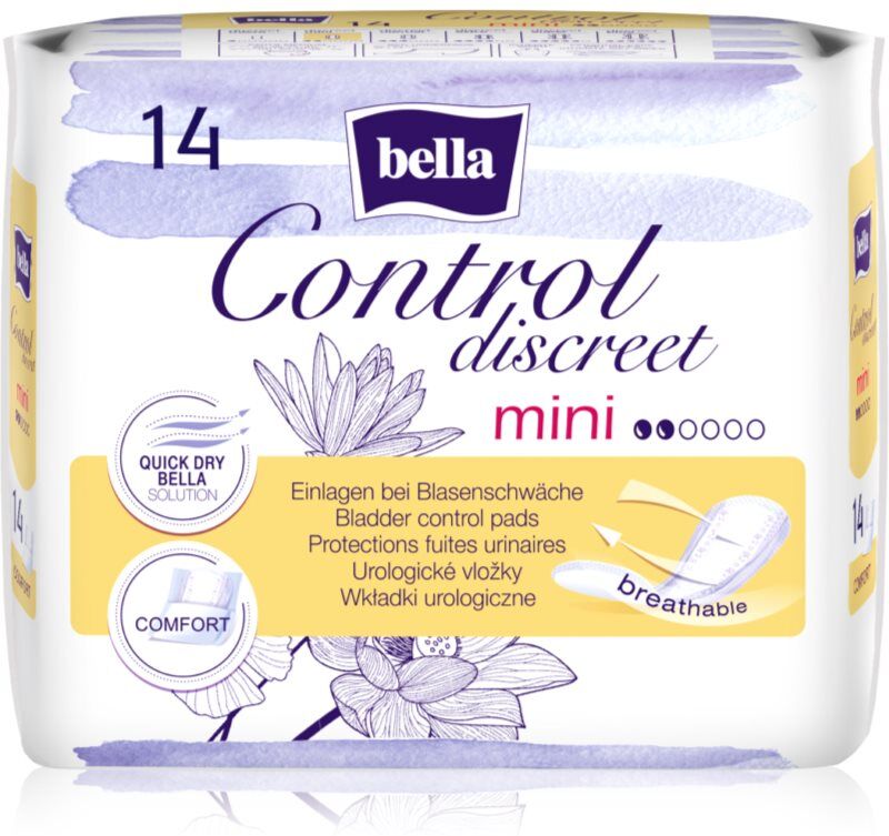 BELLA Control Discreet Mini incontinence pads 14 pc