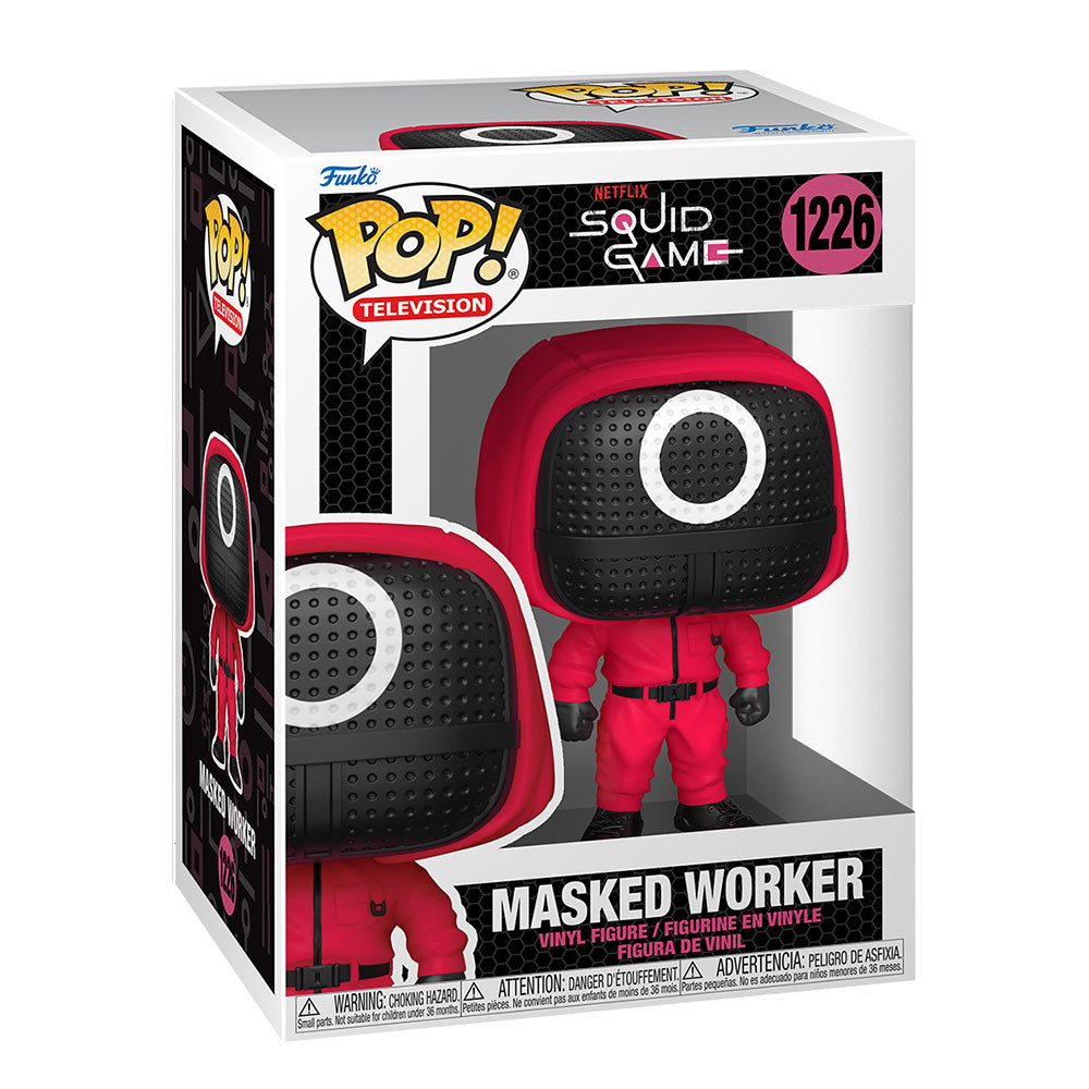 Funko Pop! Netflix Squid Game Gemaskerd personeelslid 1226 Vinyl figuur