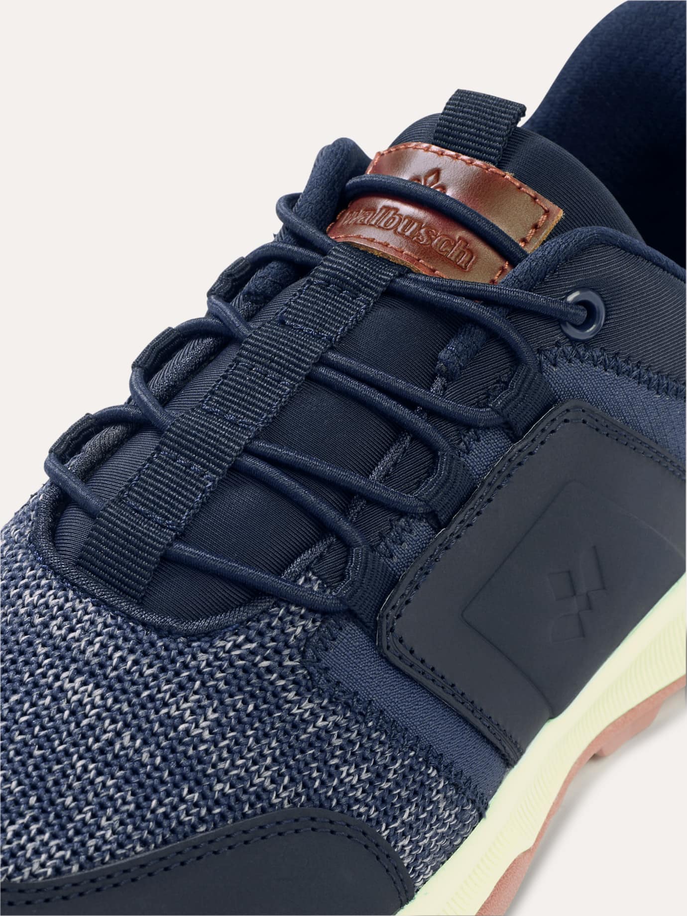 Walbusch Materialmix Sneaker Mühelos, , Farbe Blau, 39, mühelos anziehbar funktioneller Materialmix Herren