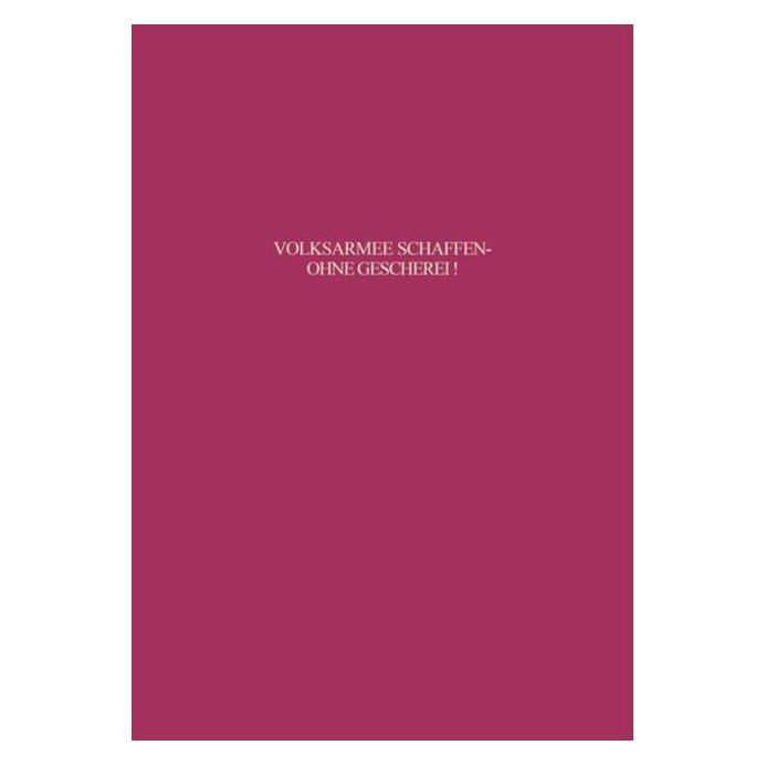 De Gruyter Volksarmee schaffen, ohne Geschrei! (67826178)