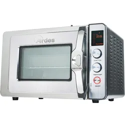 Poly Pool AR6430PR Backofen mit Toaster 30 L 1500 W Edelstahl Grill, Kleinbackofen, Silber