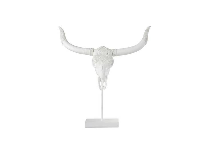 Ambia Home Dekokopf, Weiss, Kunststoff, 14.5x56x48 cm, Dekoration, Dekofiguren & Skulpturen, Dekokopf & Dekomaske