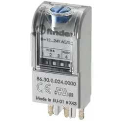 Finder Zeitmodul 12-24VAC/DC 2-Zeitfunktionen, Relais