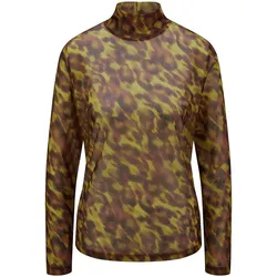 Stehkragen-Shirt BASLER gelb, 42