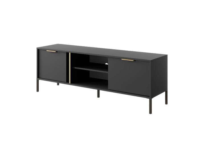 Antrazitfarbenes RTV Sideboard LARS 153 2D